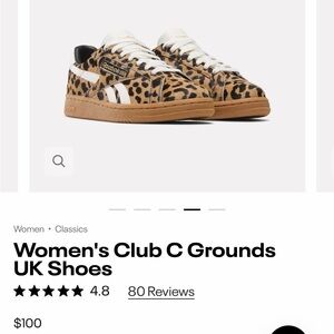 Reebok Women's Tan and Black Sneakers